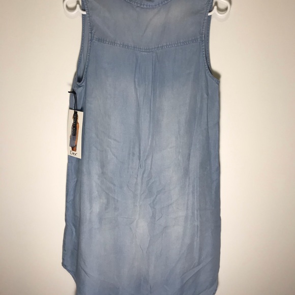 Dex Pastel Blue Wash Dress - Picture 2 of 2